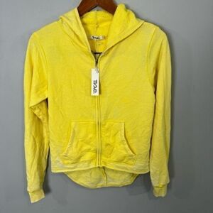 TLOVE French Terry Cloth Hoodie Sweatshirt sz S NEW # C137